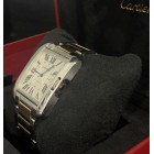 CARTIER TANK ANGLAISE LARGE STEEL 